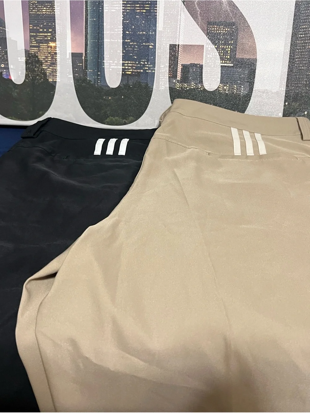 2 Adidas Climalite performance golf pants